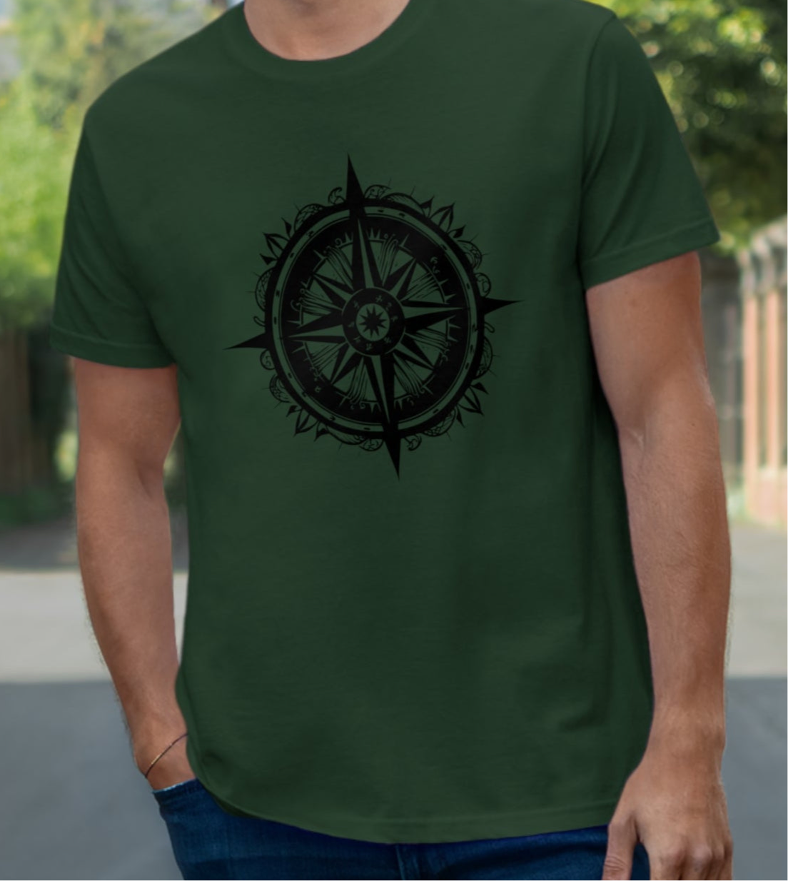 Compass T-shirt - Adventure Seeker Graphic Tee