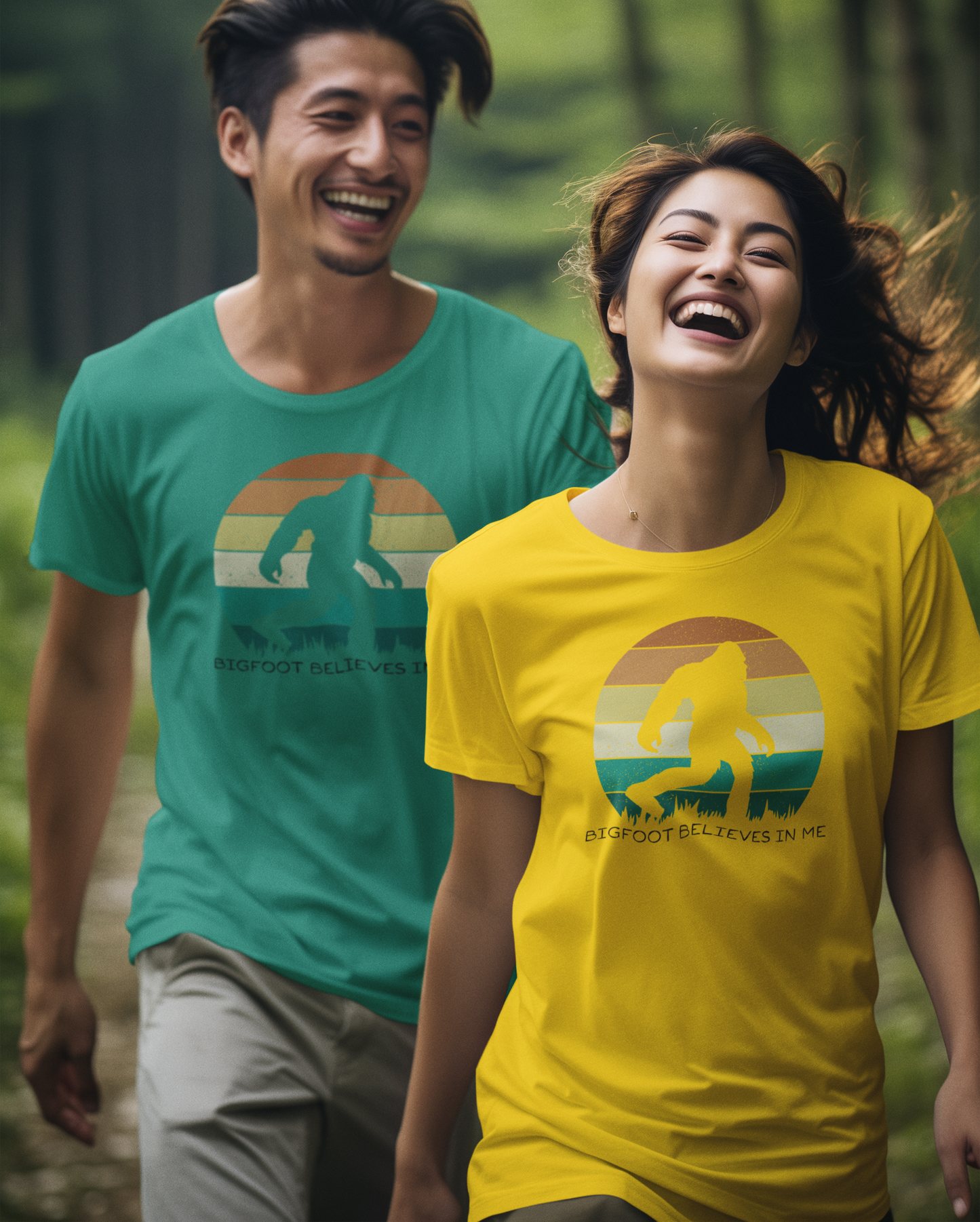 Bigfoot Believes In Me - Unisex Moisture Wicking Tee