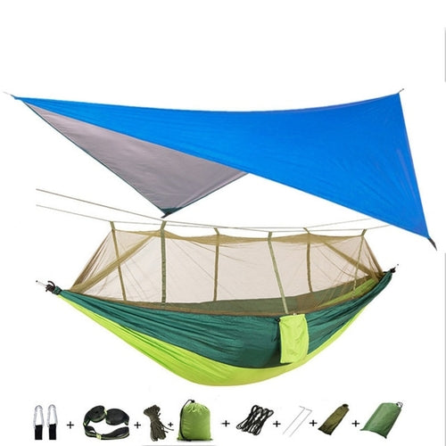 Best Camping Hammock with Mosquito Net and Rainfly