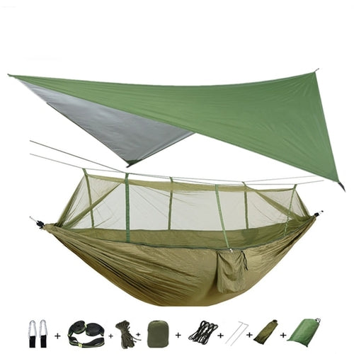 Best Camping Hammock with Mosquito Net and Rainfly