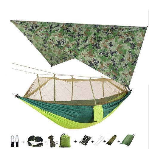 Best Camping Hammock with Mosquito Net and Rainfly