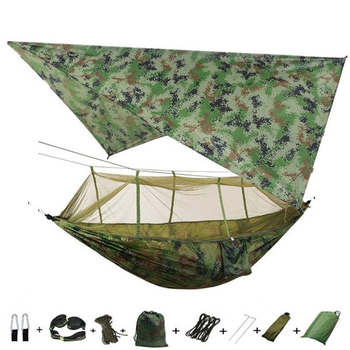 Best Camping Hammock with Mosquito Net and Rainfly