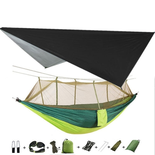 Best Camping Hammock with Mosquito Net and Rainfly