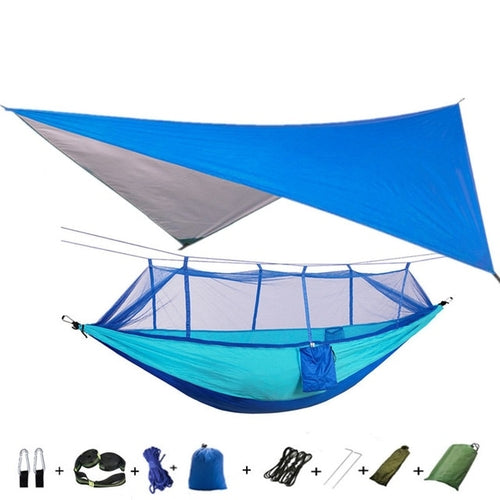 Best Camping Hammock with Mosquito Net and Rainfly