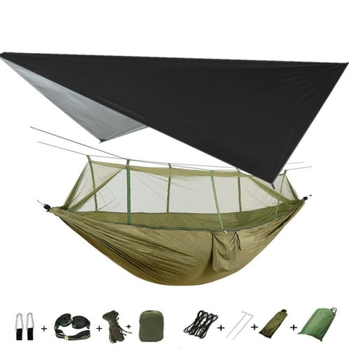 Best Camping Hammock with Mosquito Net and Rainfly