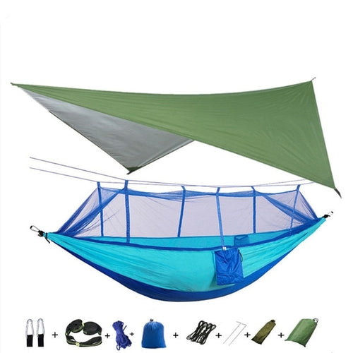 Best Camping Hammock with Mosquito Net and Rainfly