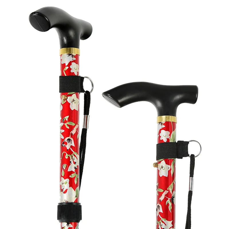 Telescopic Trekking Stick Walking Cane, Foldable & Adjustable