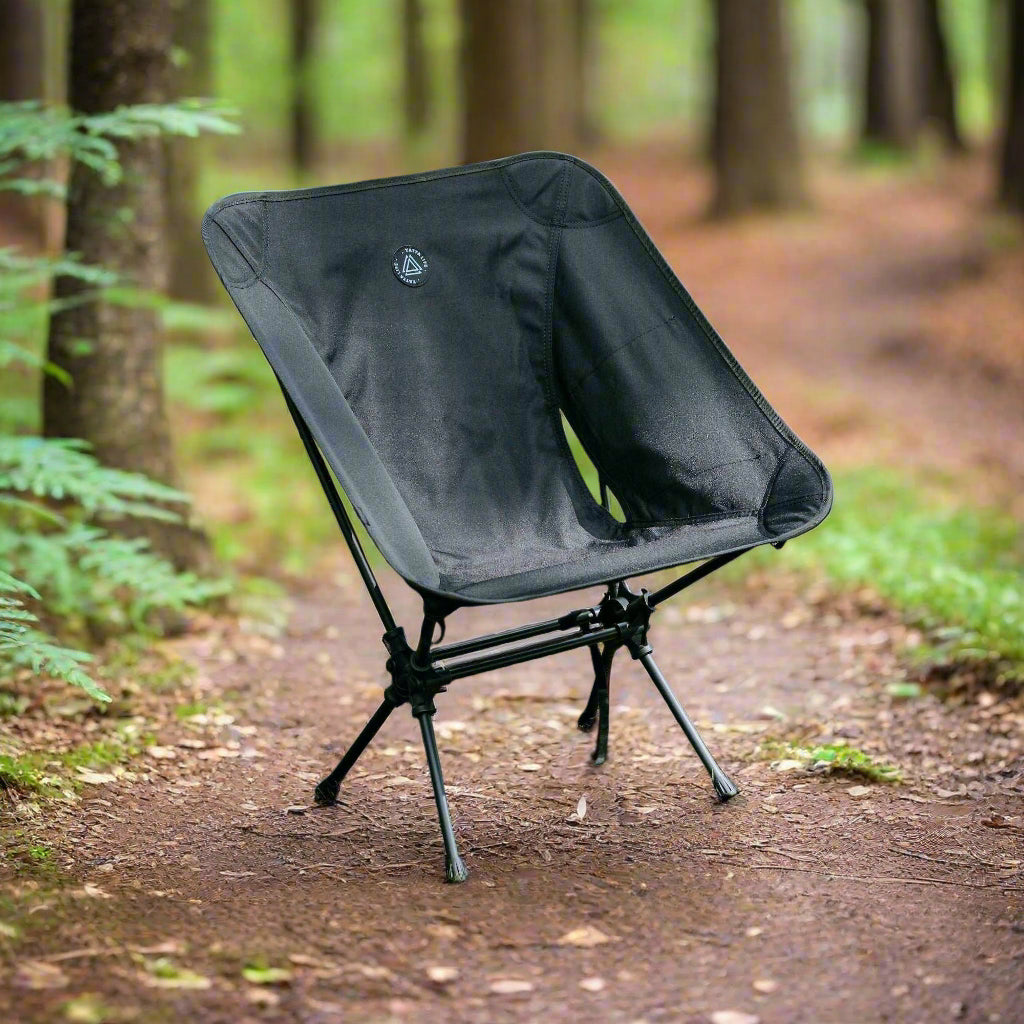 Low Back Ultralight Folding Camping Chairs - With Storage Pouch