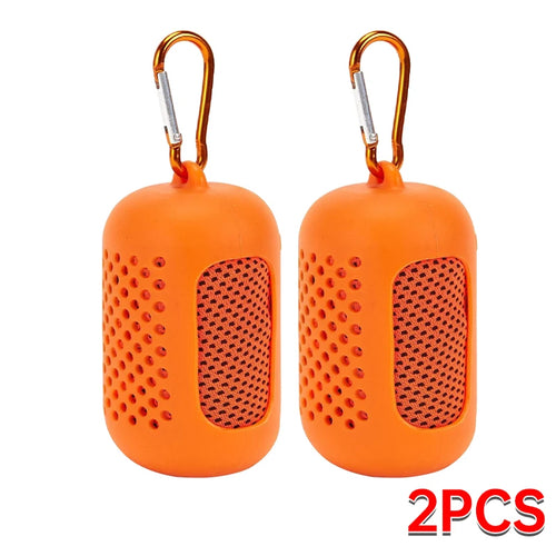 Outdoor Cooling Towel - with Silicone Case