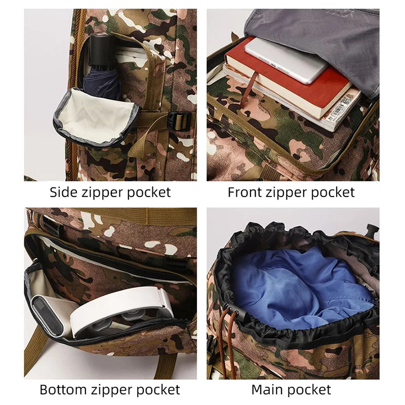 100L Outdoor Camping Backpack for Hiking & Camping