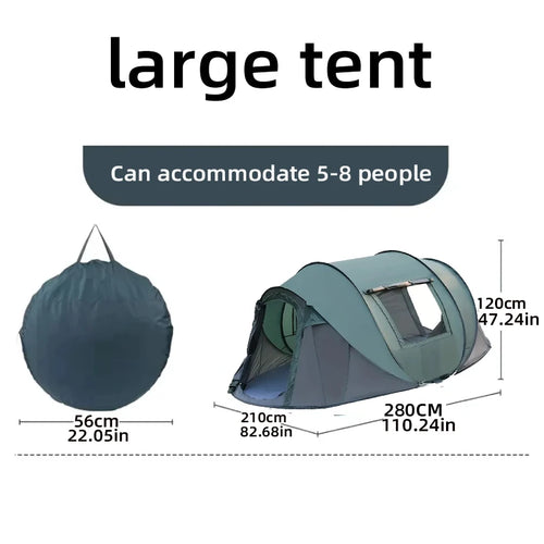Easy Throw Quick Set Up Boat Tent - Waterproof