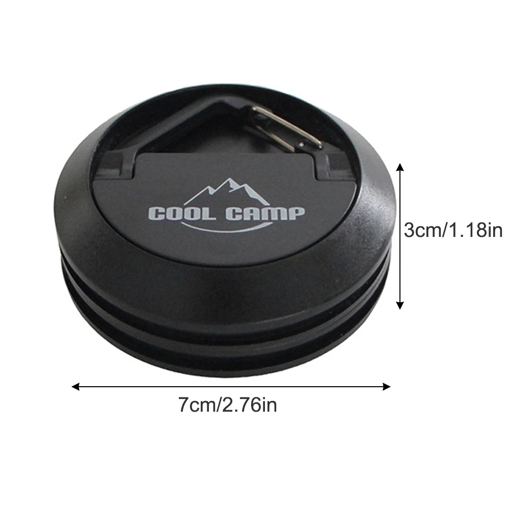 Camping Tent Magnetic Hook with Snap Clip & Lock Buckle