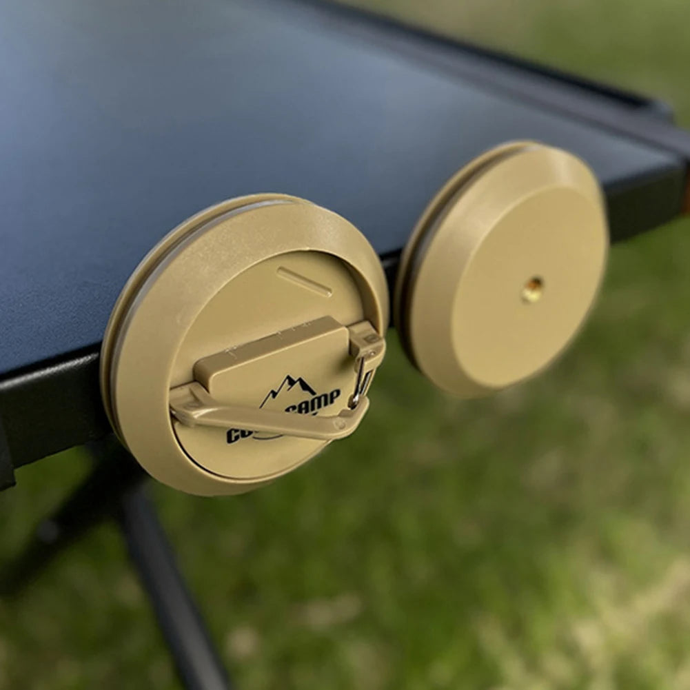 Camping Tent Magnetic Hook with Snap Clip & Lock Buckle