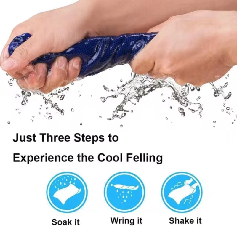 Outdoor Cooling Towel - with Silicone Case