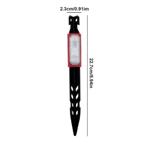 6/4/1 Pcs Tent Pegs With LED Lights Canopy Tent Stakes Nail Ground