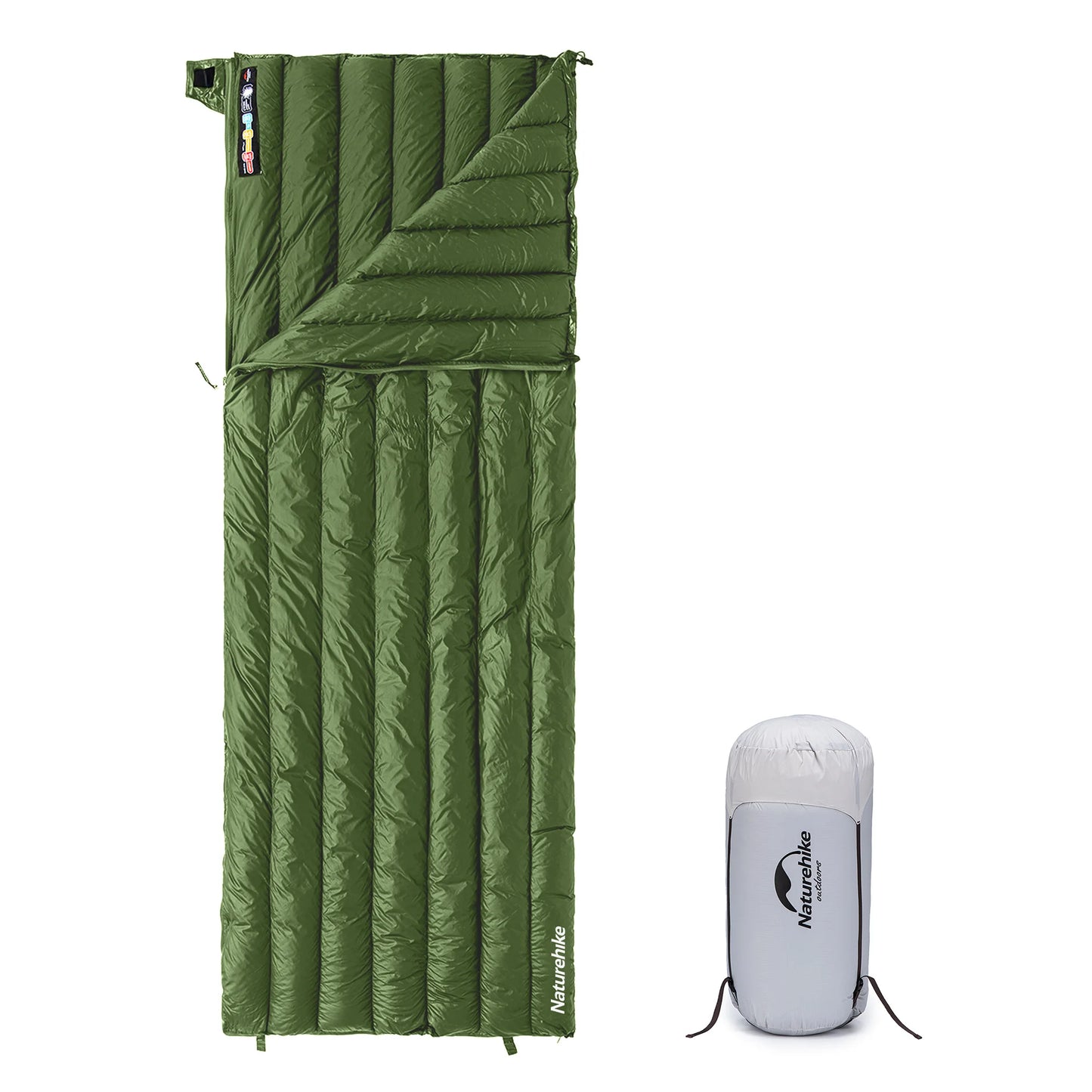 Naturehike CW295 Duck Down Sleeping Bag - Splicable Ultralight