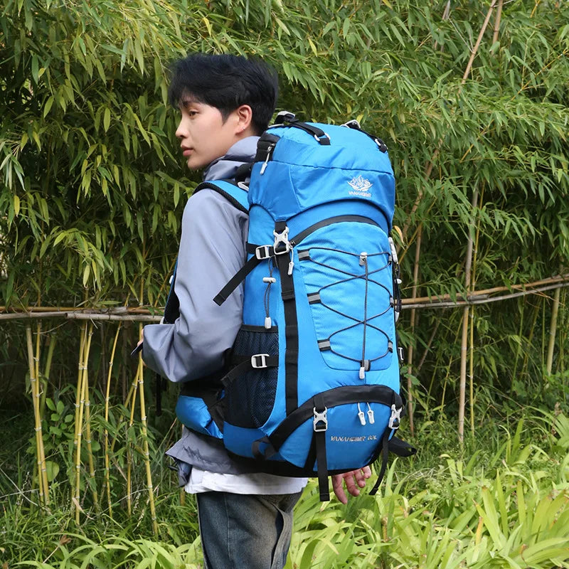 60L Hiking Backpack Outdoor Waterproof Mountaineering Backpacks