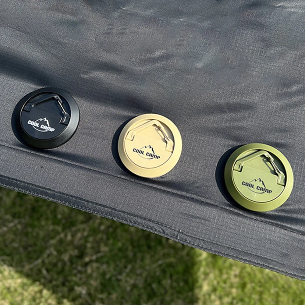 Camping Tent Magnetic Hook with Snap Clip & Lock Buckle
