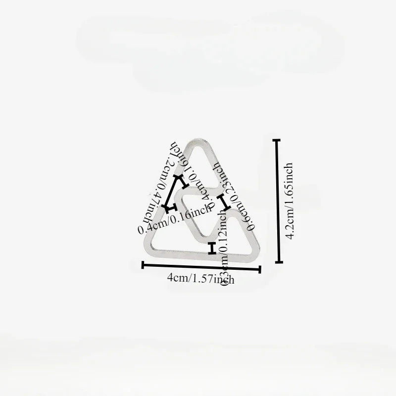 Outdoor Stainless Steel Camping Hook - Triangle 1pc