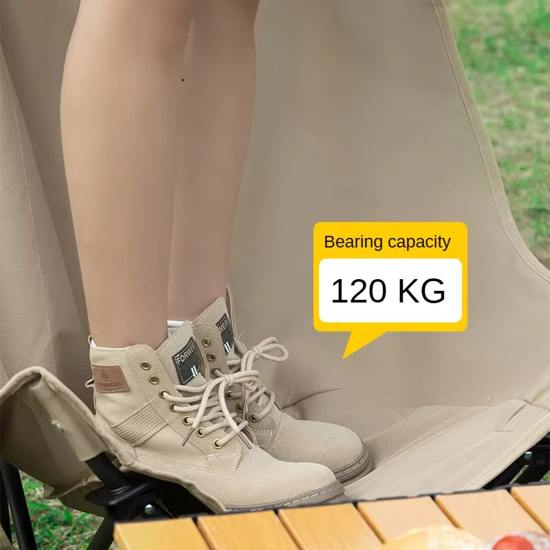Outdoor Camping Chair with High Back Design Comfortable and Ergonomic