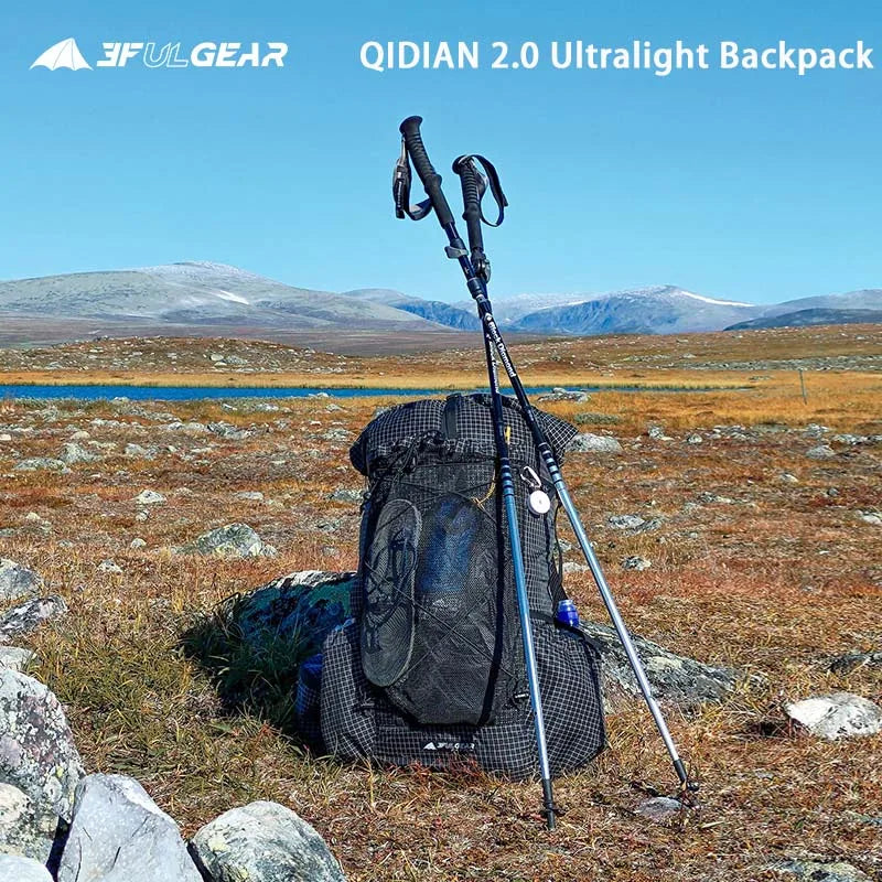3F UL GEAR 40L+16L QIDIAN 2.0 Ultralight Camping Backpack Fashion