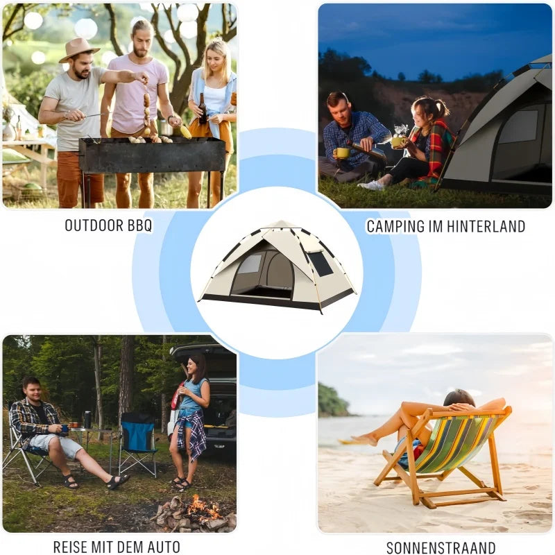 Outdoor Folding Camping Tent - Automatic