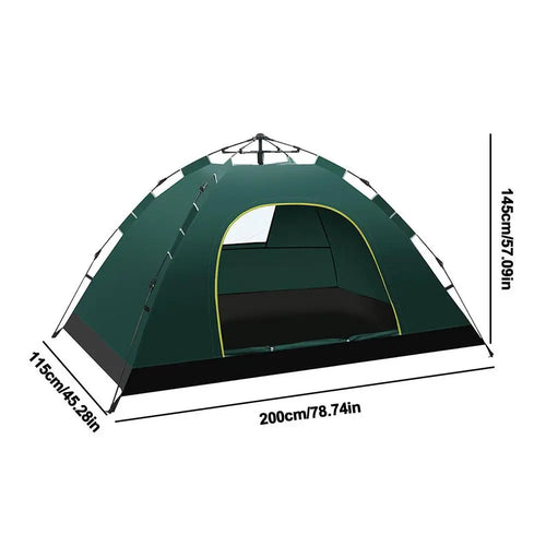 Camping Automatic Tent Waterproof Single Layer 2 Person Tent Outdoor