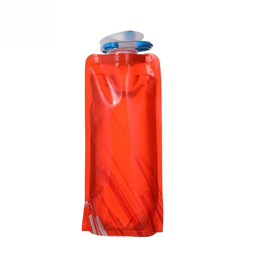 Portable Water Bag Foldable for Sports, Hiking, & Camping - 24oz