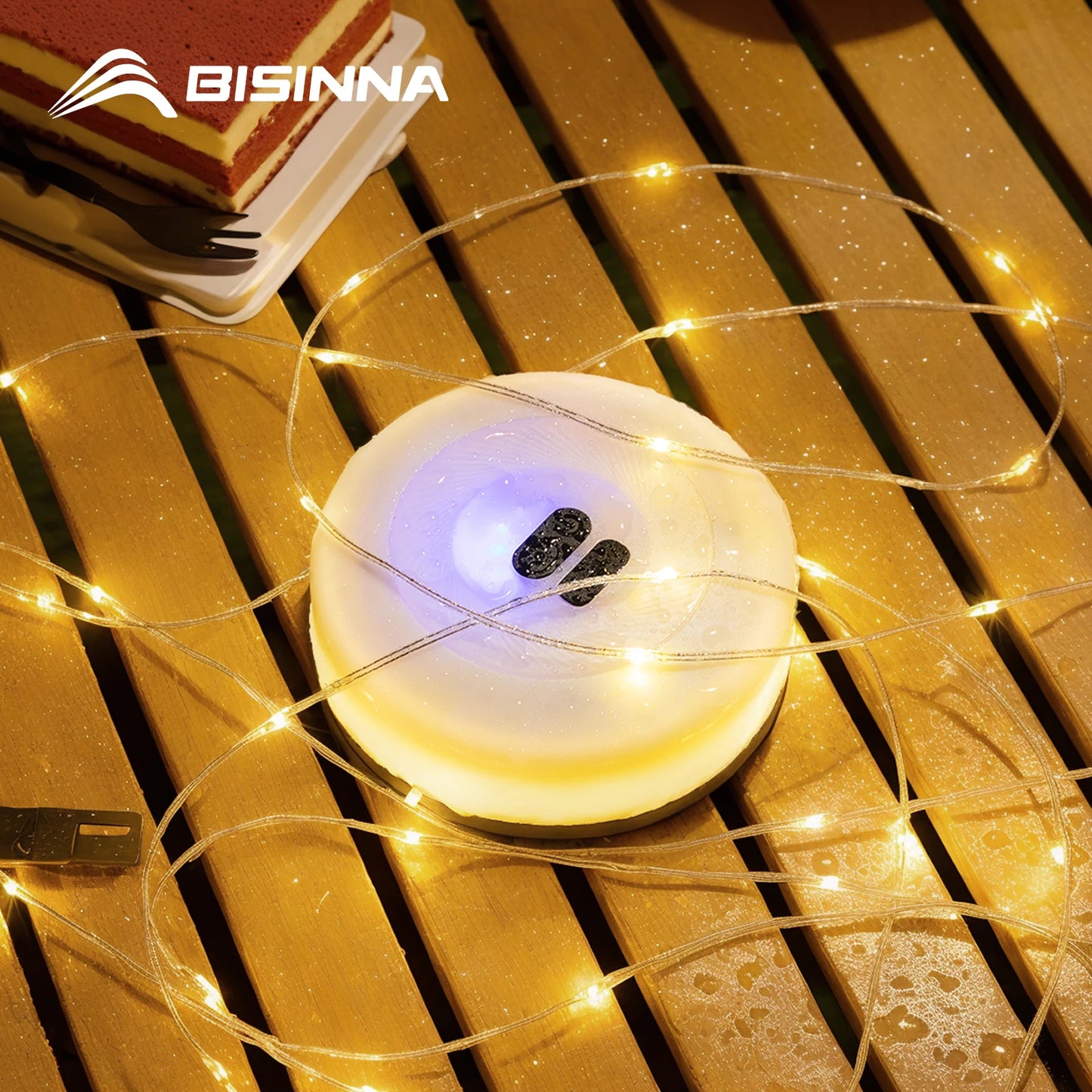 BISINNA Camping String Light USB Charging Lantern 1800mAh,IPX4