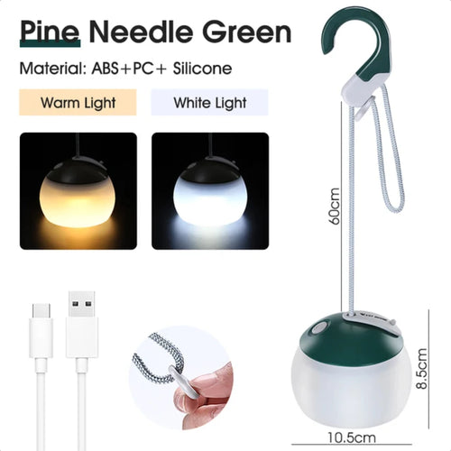 Portable Hanging Camping Lights - Rechargeable