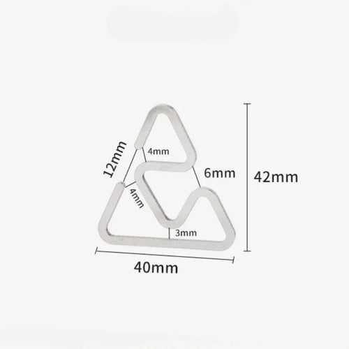 Outdoor Stainless Steel Camping Hook - Triangle 1pc