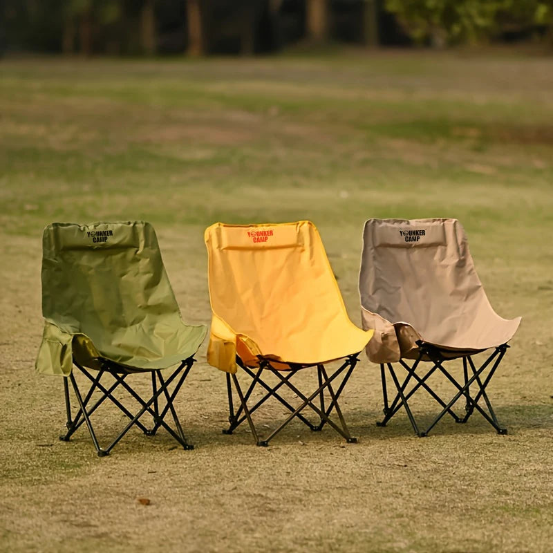 Outdoor Camping Chair with High Back Design Comfortable and Ergonomic