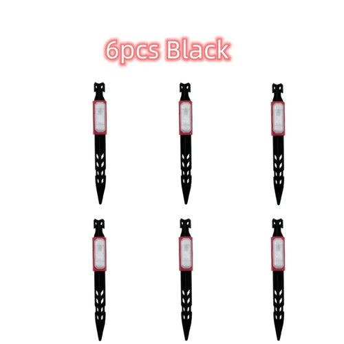 6/4/1 Pcs Tent Pegs With LED Lights Canopy Tent Stakes Nail Ground