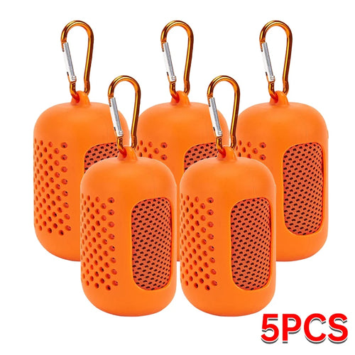 Outdoor Cooling Towel - with Silicone Case