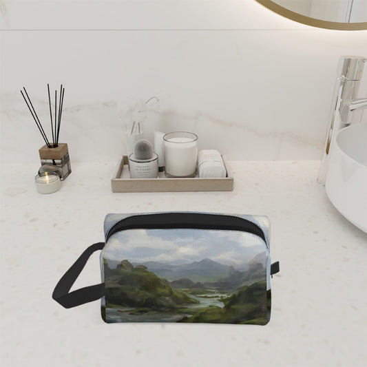 Painted Mountain Travel Toiletry Bag