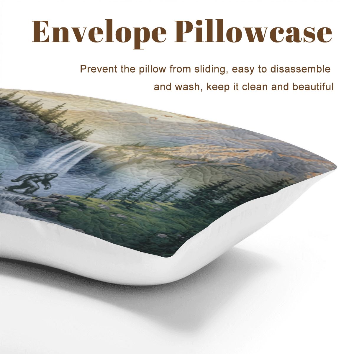 Bigfoot Waterfall Full Comforter - 3 PCS Set