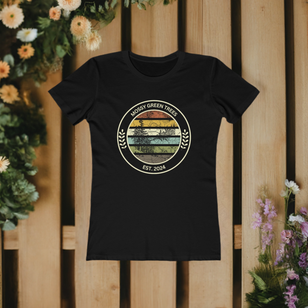 Mossy Green Trees - Tee for Women