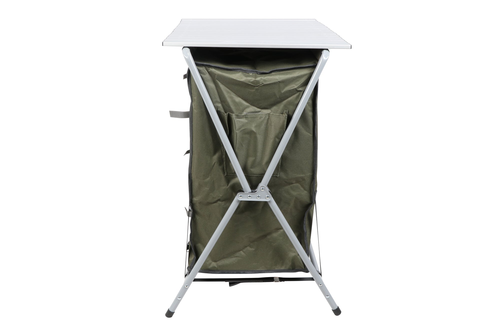 Camping Table, Gray, 34.2"Wx19.6"Dx31.5"H, New
