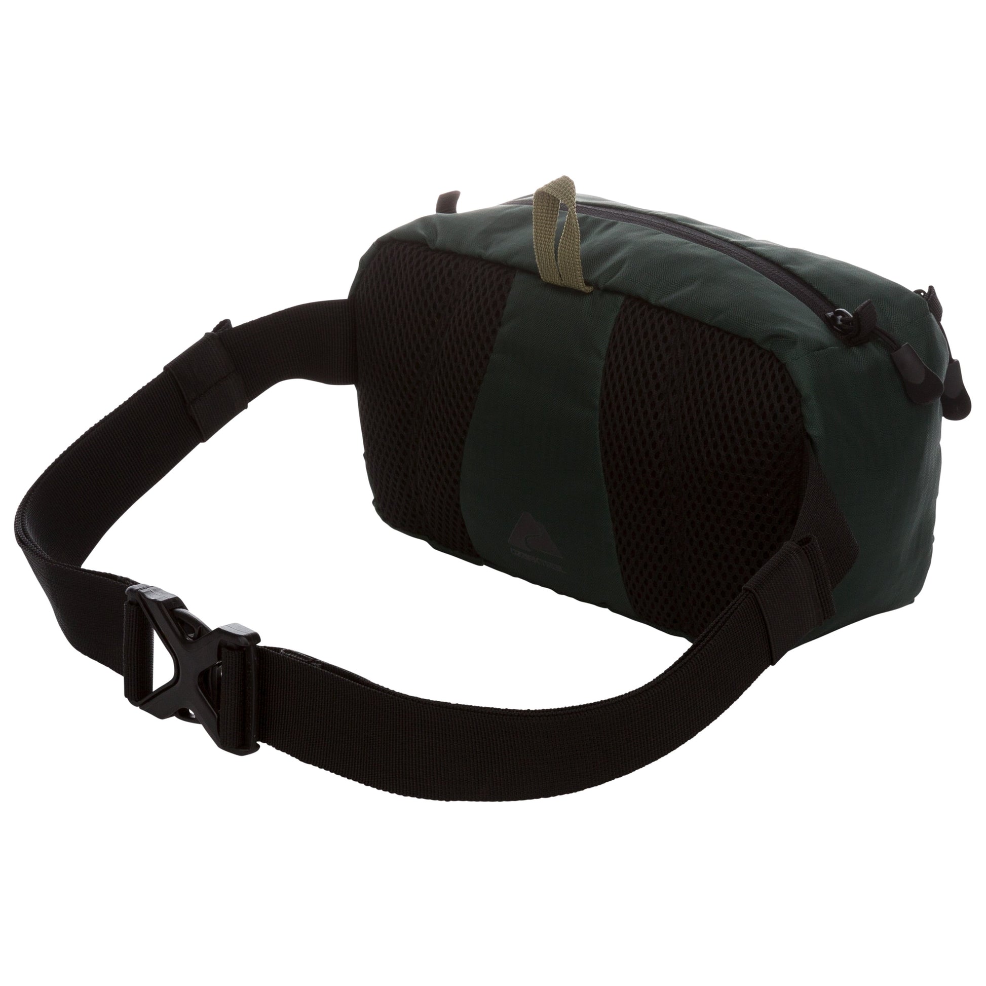 3.5 Ltr on Waist Pack, Green, Unisex, Polyester Zipper