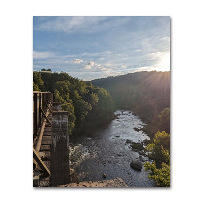 Mountain View Bridge Frameless Paint by Numbers Kit