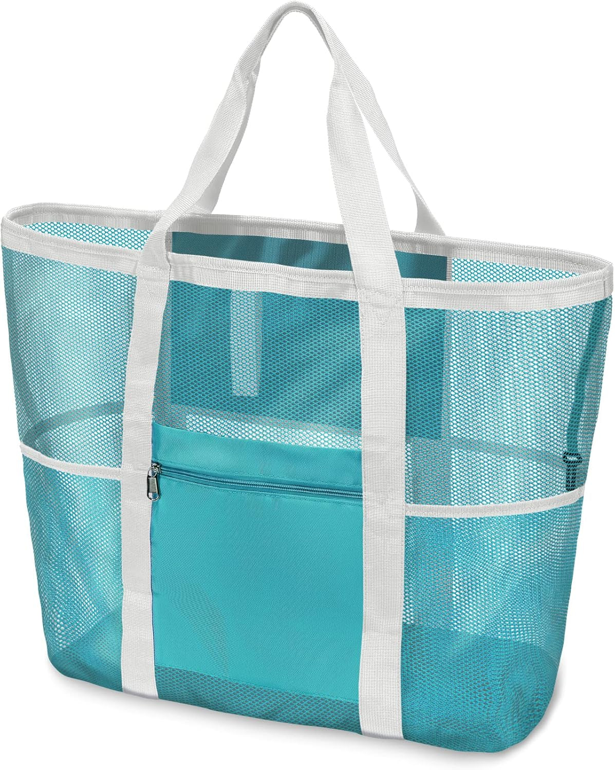 Mesh Beach Bag Family - Large Tote Bag for Cruise Pool Toys Beach Vacation Essentials