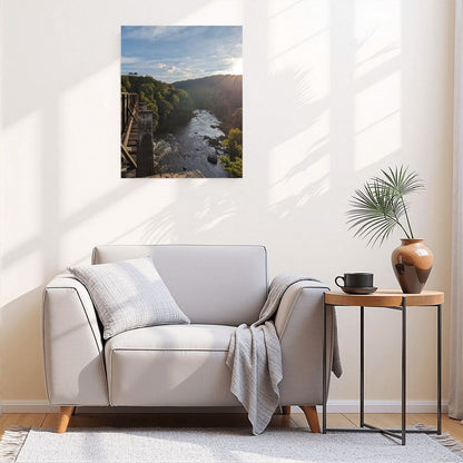Mountain View Bridge Frameless Paint by Numbers Kit