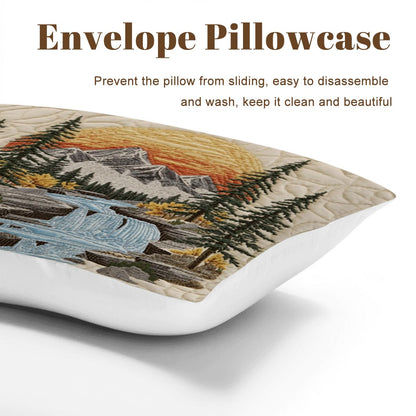 Mountain Sunrise Twin Comforter - 3 PCS Set