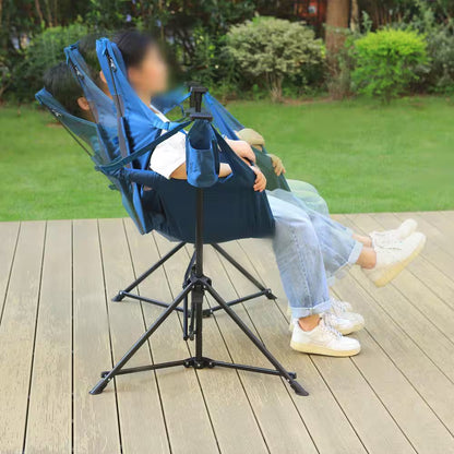 Oversized Portable Hammock Foldable Camping Chair Heavy-Duty