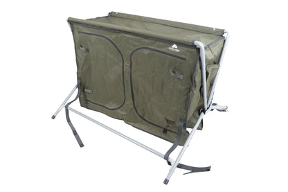 Camping Table, Gray, 34.2"Wx19.6"Dx31.5"H, New