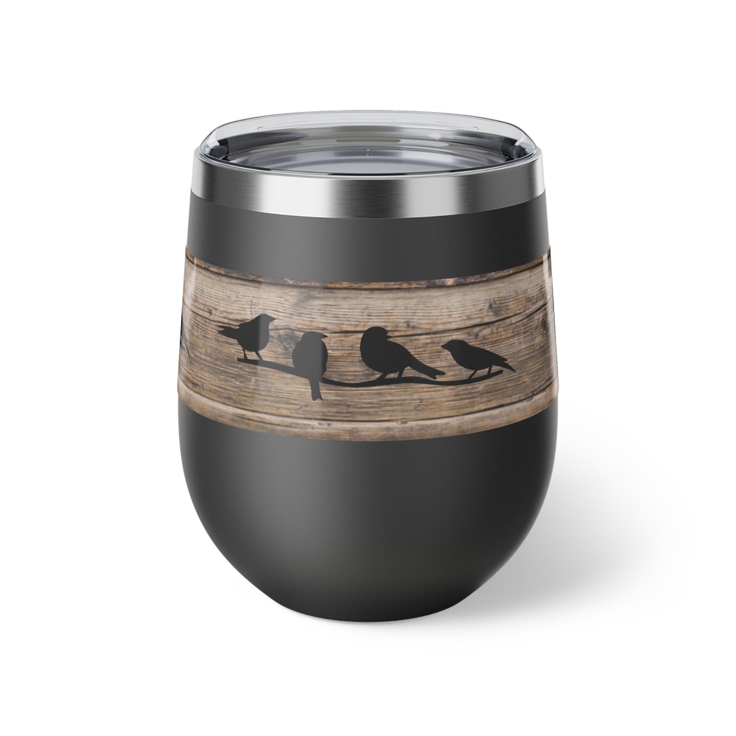 Birds on a Branch Copper Vacuum Insulated Cup, 12oz