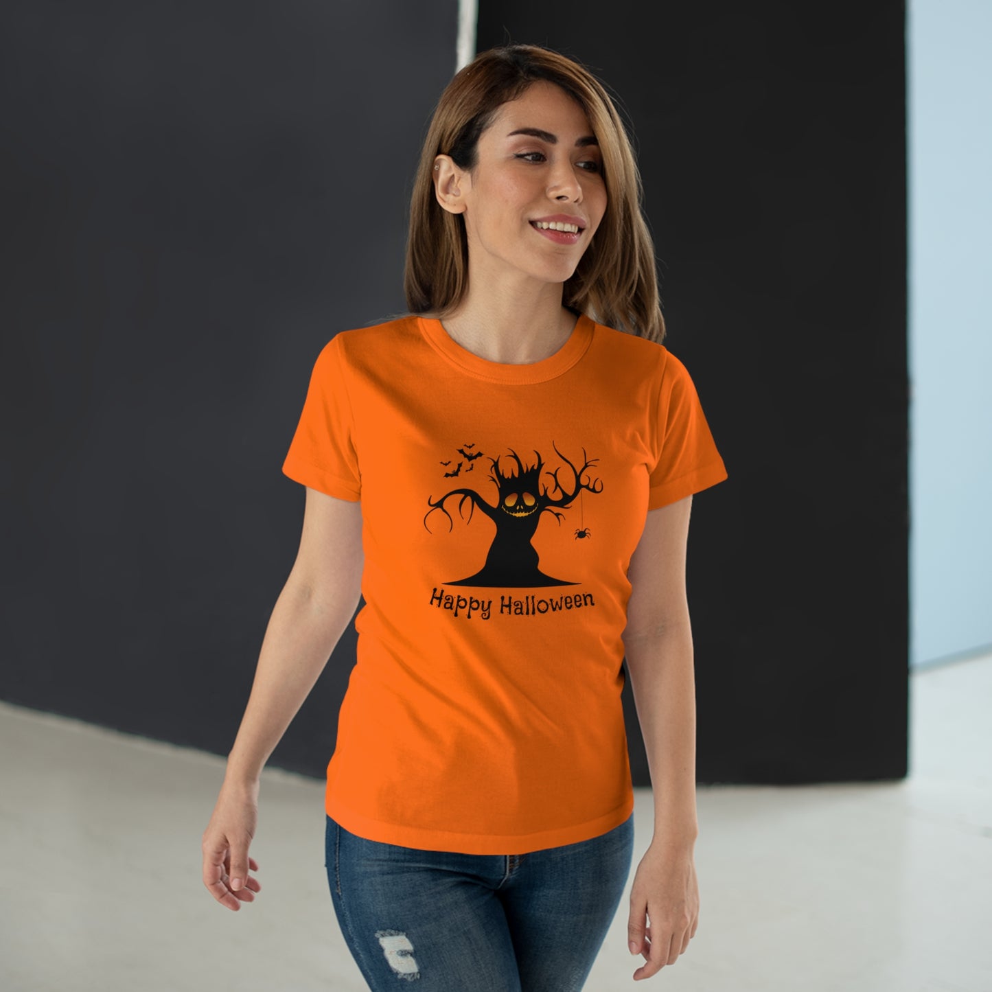 Happy Halloween Spooky Tree  - Women’s Tee