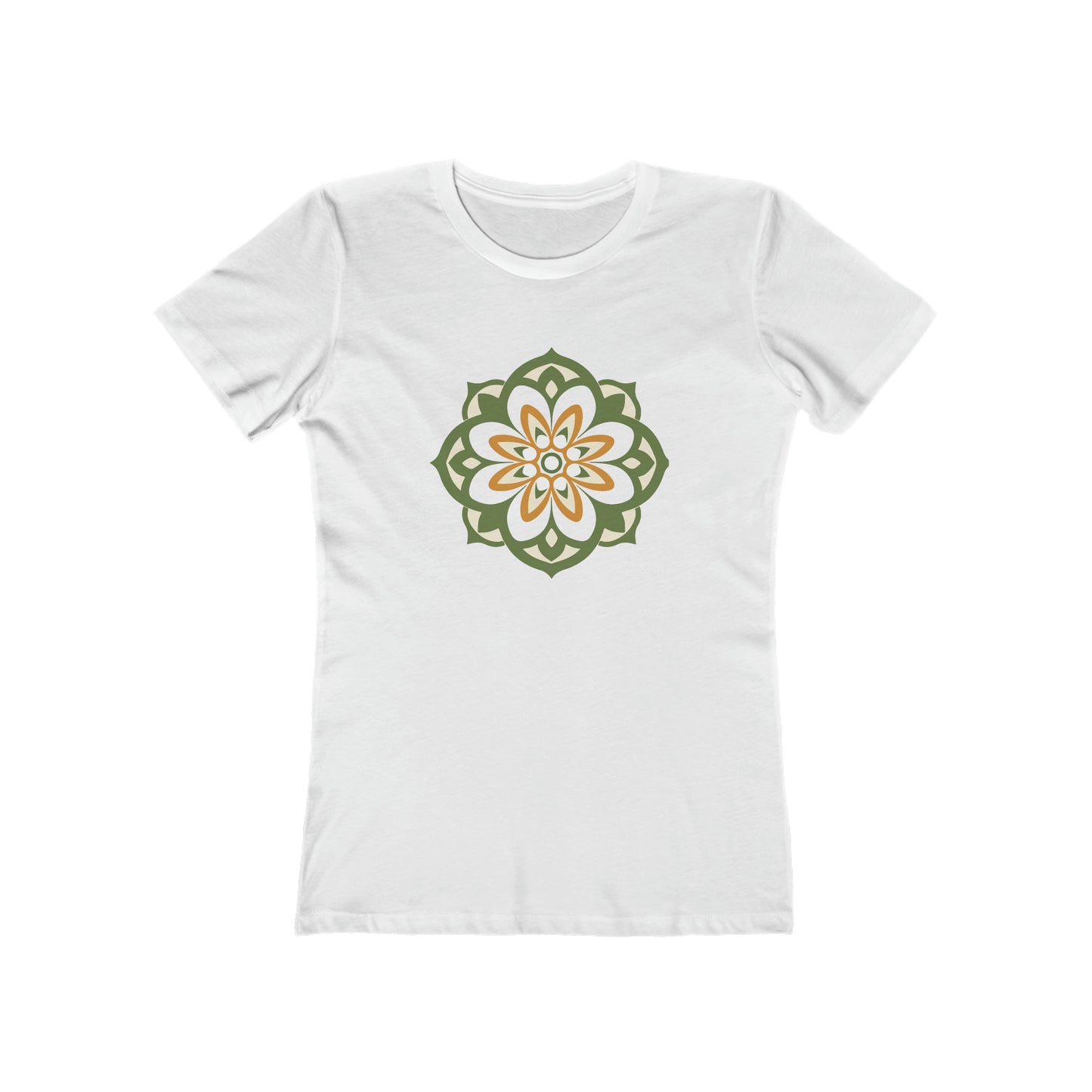 Green Irish Flower -The Boyfriend Tee for Women