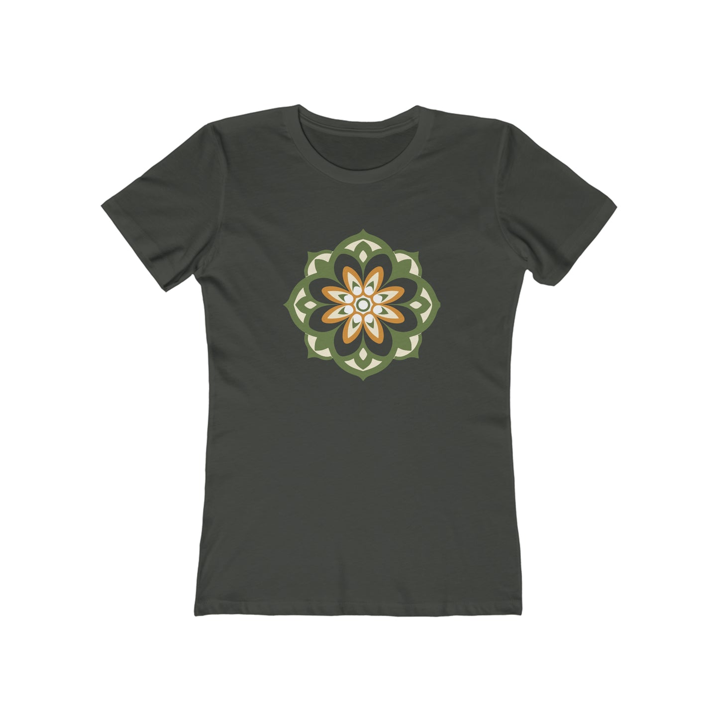 Green Irish Flower -The Boyfriend Tee for Women