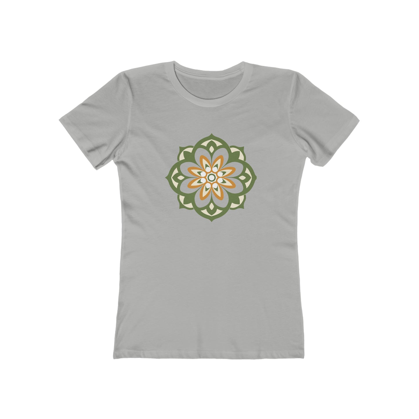 Green Irish Flower -The Boyfriend Tee for Women